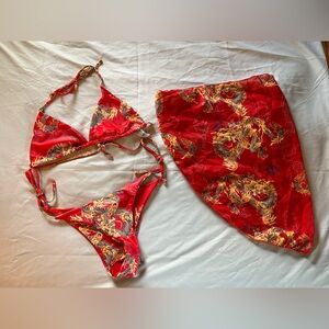 Red, size XL, 3 pieces, never been worn